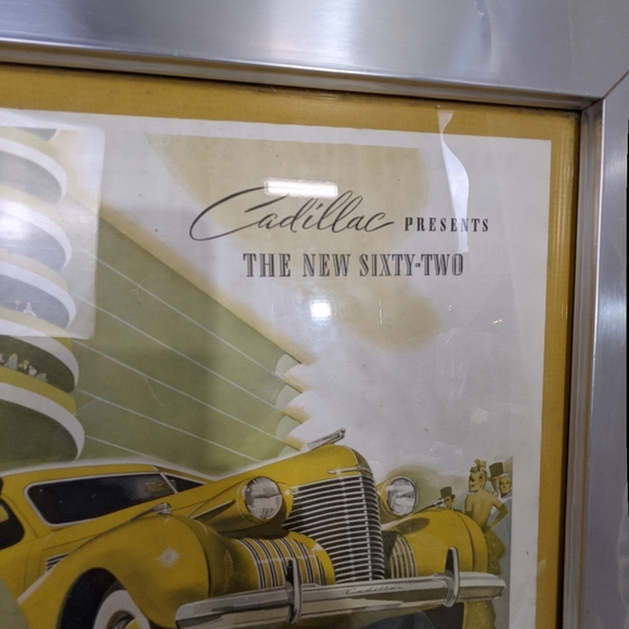 Cadillac picture 1962 silver frame yellow car - Picture 8 of 16